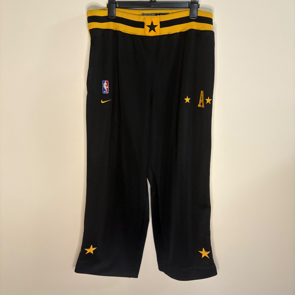 Y2K Nike Pants Mens XL Black Los Angeles Lakers Rewind 57 Shooting Warm Up NBA